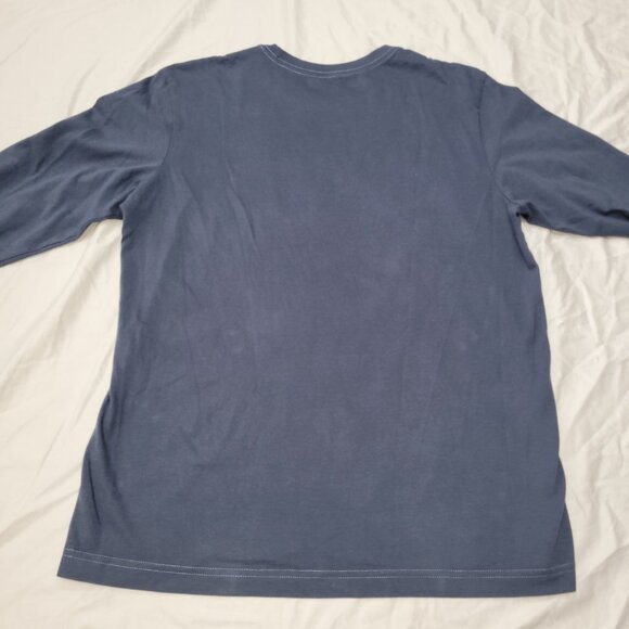 Life is Good Holiday Shirt Long Sleeve Peace Mistletoe Soft Cotton Crewneck - Picture 5 of 10